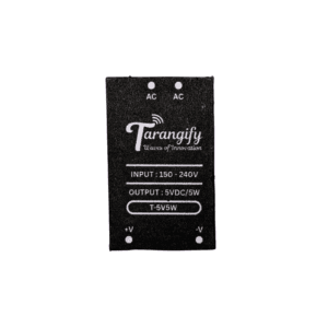 Tarangify T-5V5W AC-DC SMPS Power Module | 5V 5W | Compact Isolated Power Supply | Industrial & IoT Ready | Matte Black