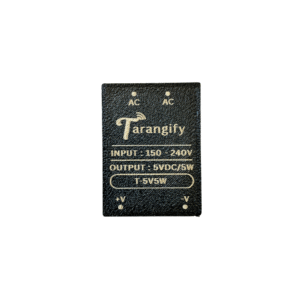 Tarangify T-5V5W AC-DC SMPS Power Module | 5V 5W | Compact Isolated Power Supply | Industrial & IoT Ready | Matte Black