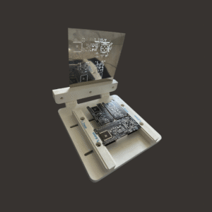 Tarangify SMT PCB Stencil -1 Tarangify StencilGrip Pro — 3D Printed PCB Stencil Printing Jig | 180mm Base | Foldable Hinge | Made in India