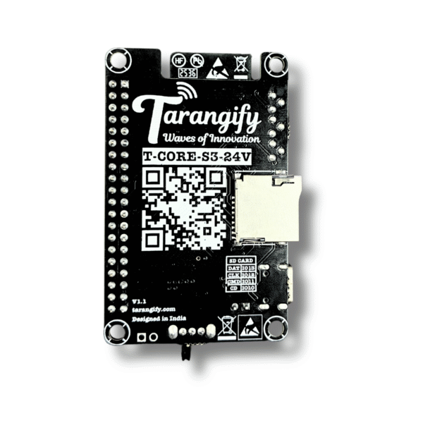 Tarangify T-CORE-S3-24V — ESP32-S3 Development Board | 5V to 28V Wide Input | SD Card | RGB LED